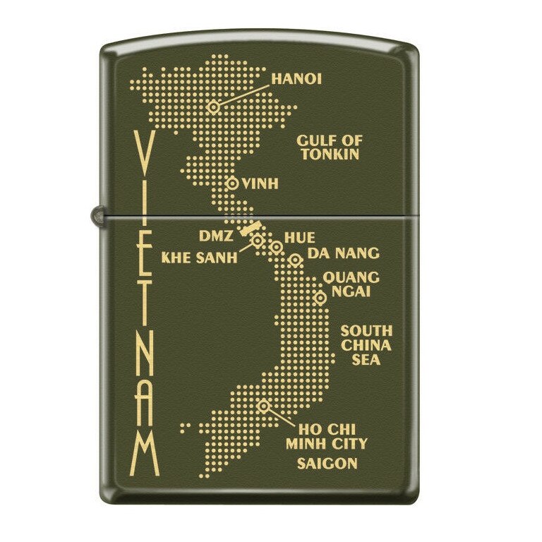 Bricheta Zippo 0585 Map of Vietnam - eMAG.ro