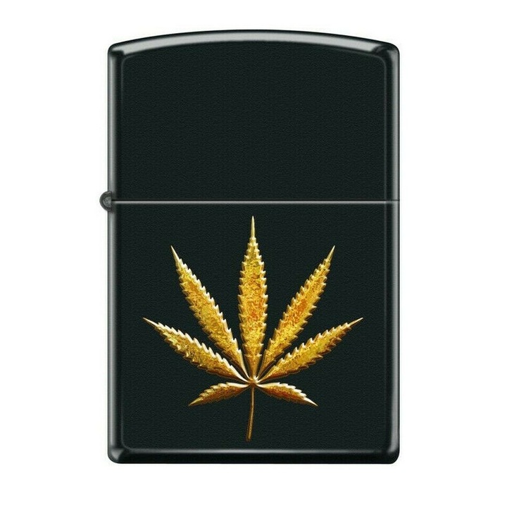 Bricheta Zippo 8471 Marijuana Pot Leaf