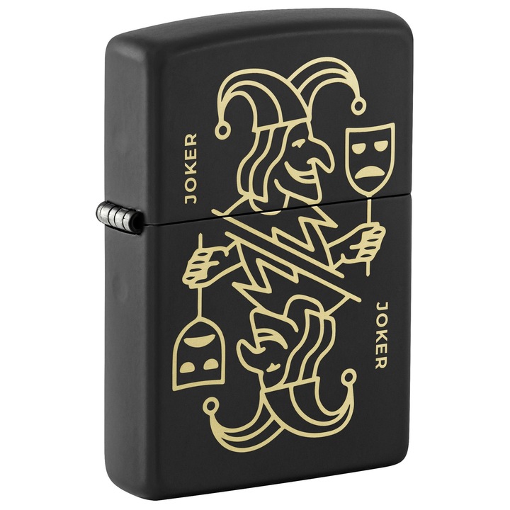 Bricheta Zippo 46290 Masked Joker Card Design