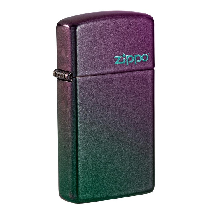Bricheta Zippo 49267ZL Slim Iridescent Zippo Logo
