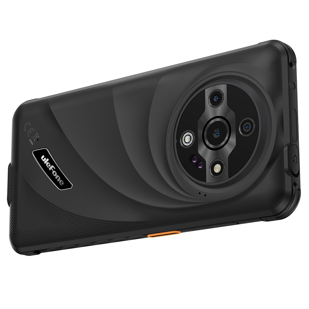 Telefon mobil Ulefone Armor X31, Dual SIM, 4G, Octa-Core Mediatek Helio G91, IPS 6.56-inch 90Hz HD+, 12GB RAM (6GB + 6GB RAM), 128GB, 6050mAh, NFC, IP68, Android 14, Black