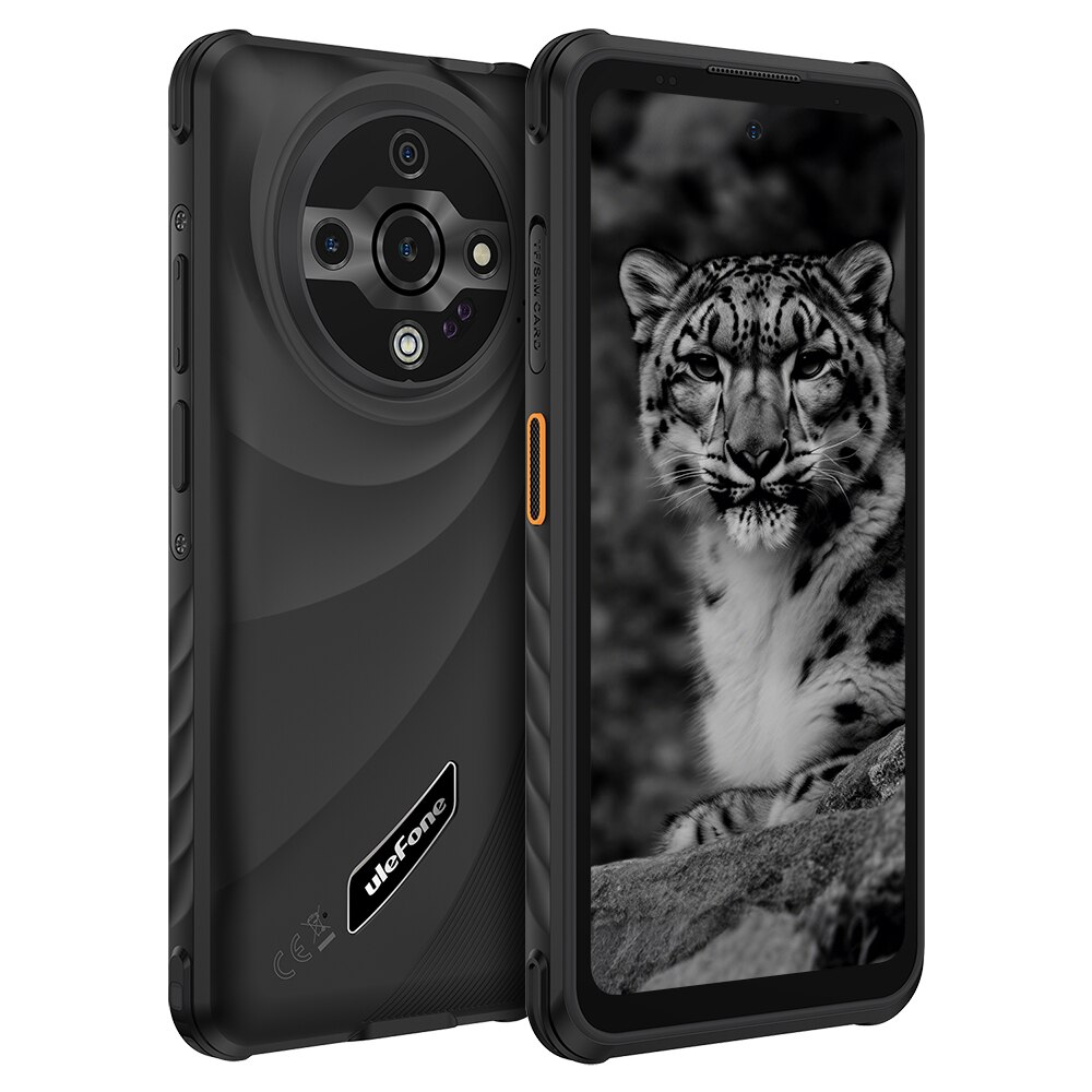 Telefon mobil Ulefone Armor X31, Dual SIM, 4G, Octa-Core Mediatek Helio G91, IPS 6.56-inch 90Hz HD+, 12GB RAM (6GB + 6GB RAM), 128GB, 6050mAh, NFC, IP68, Android 14, Black