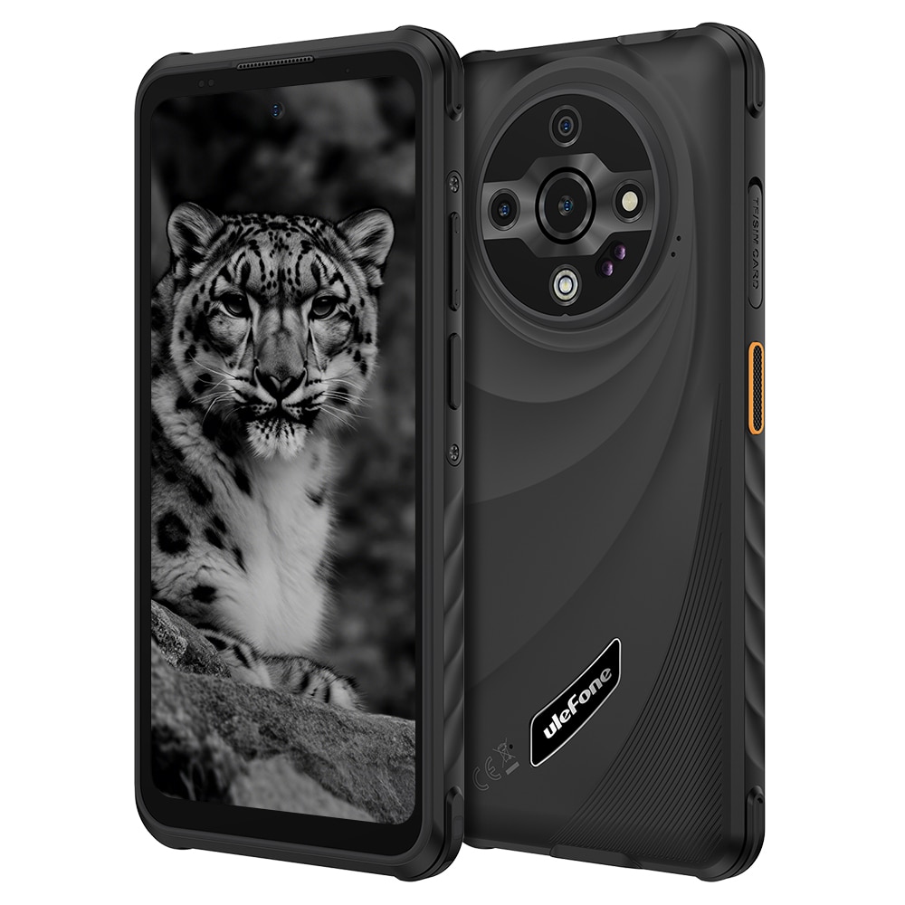 Telefon mobil Ulefone Armor X31, Dual SIM, 4G, Octa-Core Mediatek Helio G91, IPS 6.56-inch 90Hz HD+, 12GB RAM (6GB + 6GB RAM), 128GB, 6050mAh, NFC, IP68, Android 14, Black