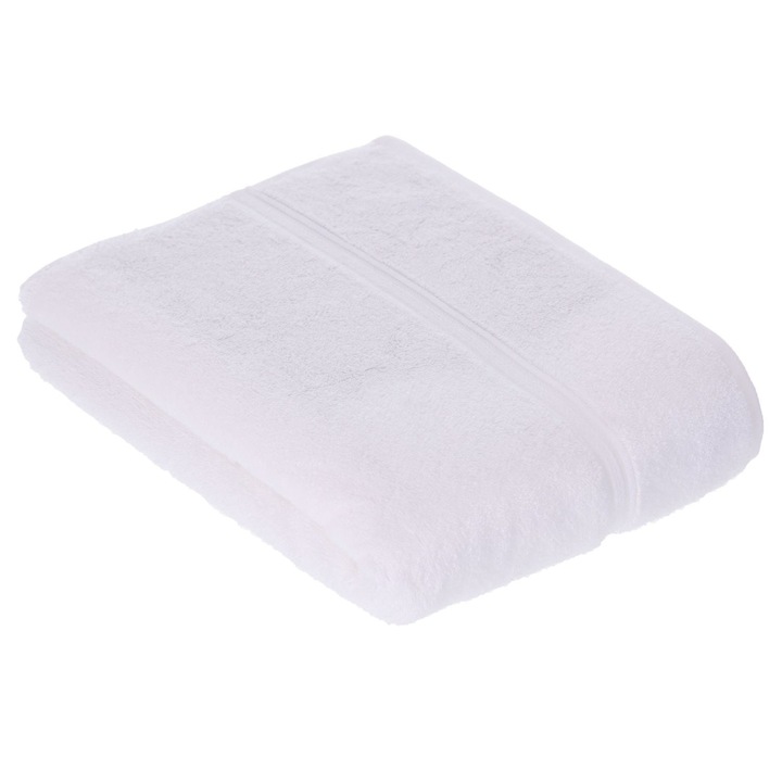 Хавлиена кърпа Vossen Belief, 100% органичен памук, 67x140см, бяла