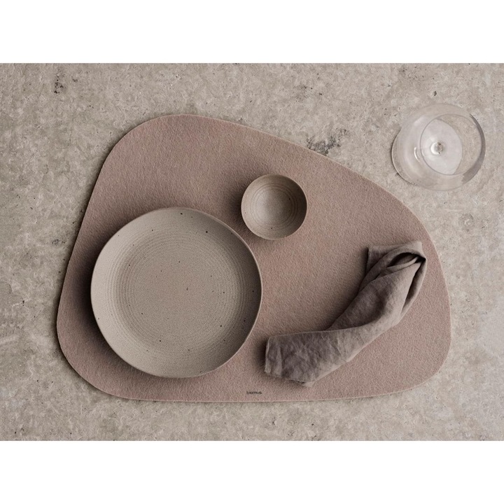 Servet din in Blomus LINEO 100% in, 42x42cm, culoare bej