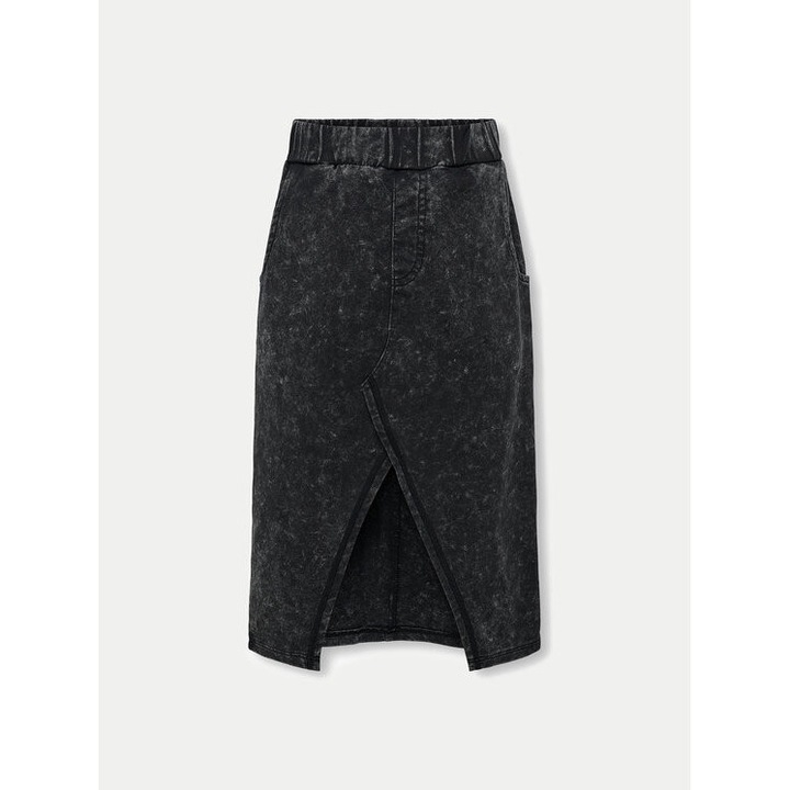 Пола за момичета, Само за деца, 304436215, Памук/Полиестер, Черна, Черен, 164 CM