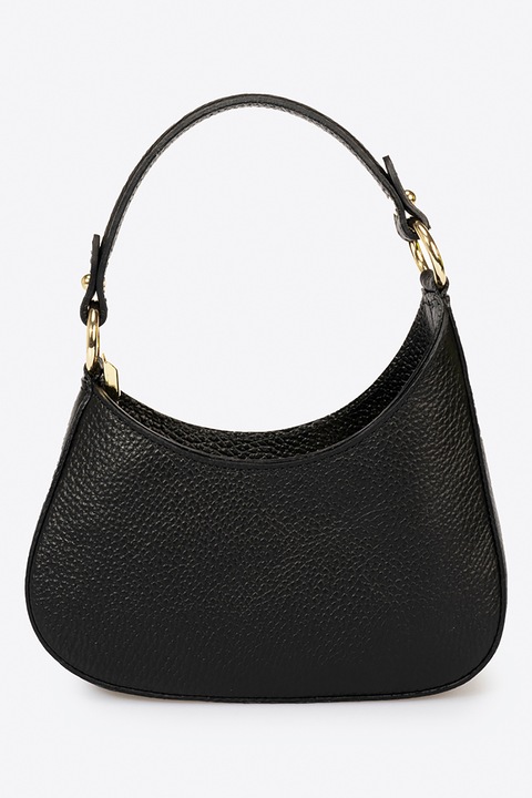 Massimo Castelli, Bőr válltáska levehető pánttal, Fekete