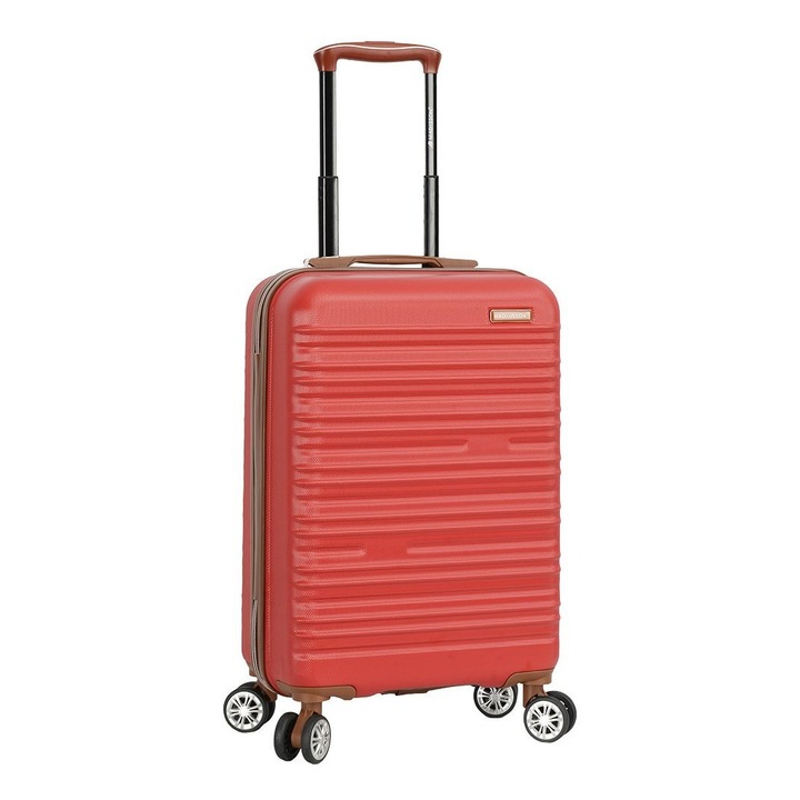 Куфар Madisson SW33803, 55 см, за ръчен багаж, ABS, шифър, 4 двойни колела, червена