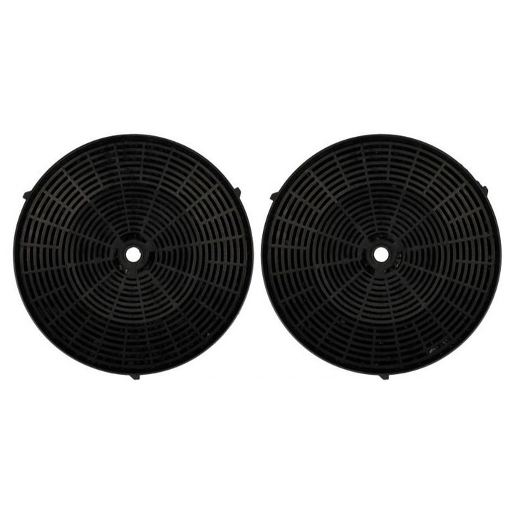 Set 2 filtre carbon tip 57 e-SWC® pentru hota AEG / Hotpoint / Ariston / Bosch / Indesit / Zanussi / Samsung / Electrolux / Siemens / Whirlpool, echivalent cu 484000008824 / 4055171138