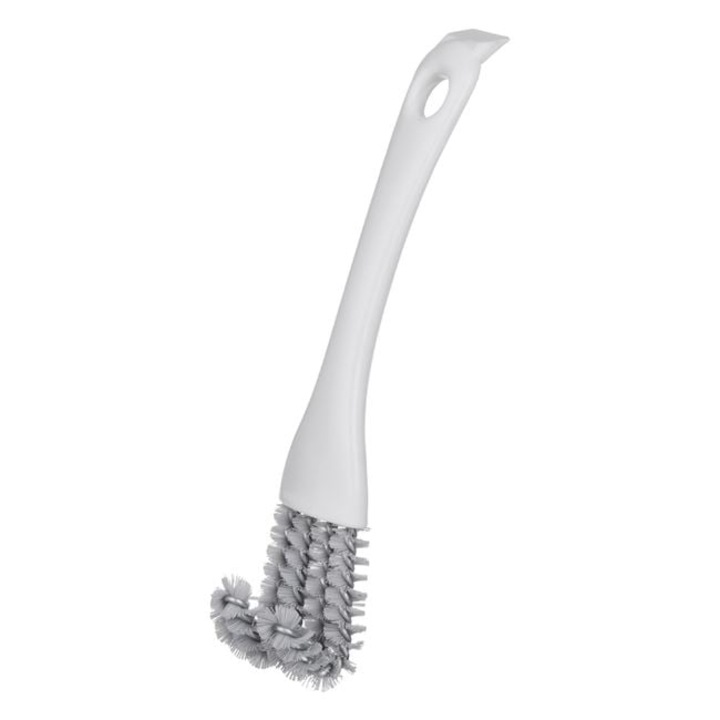 Perie Curbata 17x3.5cm de Curatat Gratar BBQ Alba