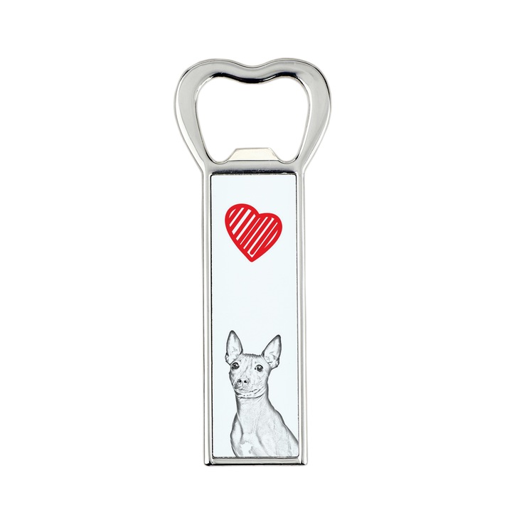 Desfacator de sticle personalizat cu model caine Otel inoxidabil, 9x3,5cm, Art-Dog