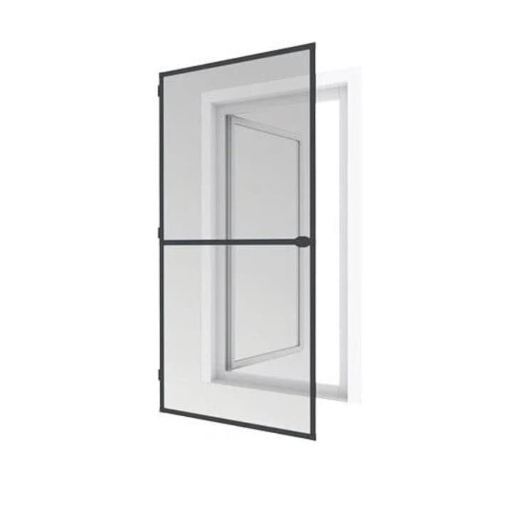 Kit plasa tantari complet pentru usa, SOLIDON, pe balamale, 200 x 100 cm, GRI ANTRACIT - RAL7016