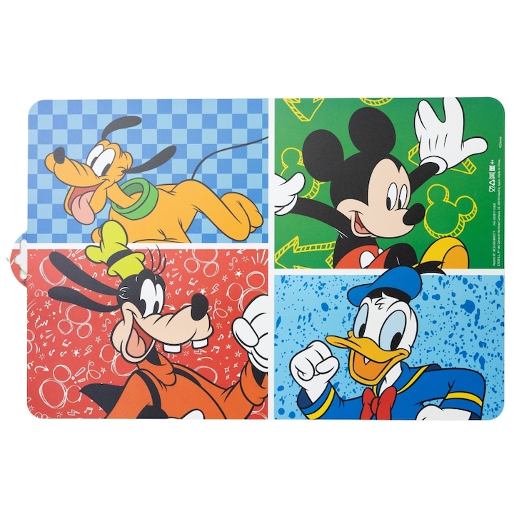 Suport farfurie pentru servit masa Mickey Has Fun 43x28 cm Albastru