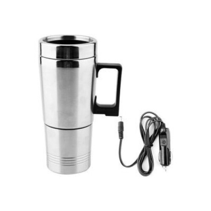 Cana de incalzire pentru masina, Enforose, din inox, tehnologie de izolare in vid, maner ergonomic, 300ml