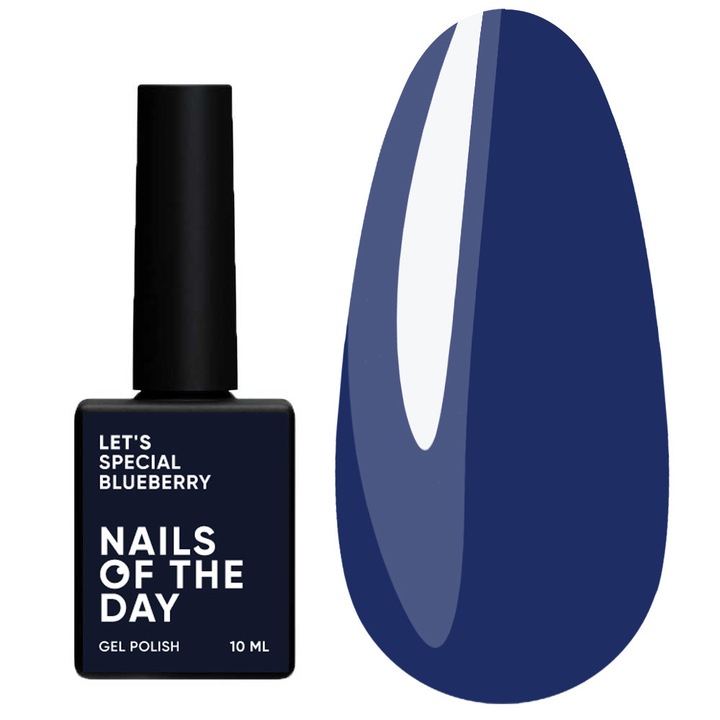Lac de unghii gel NAILSOFTHEDAY Let's special Blueberry, 10 ml