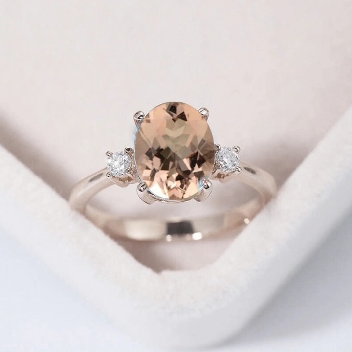 Inel din aliaj cu zirconiu si diamant, multicolor, set de dimensiuni 6-10, bijuterii pentru femei