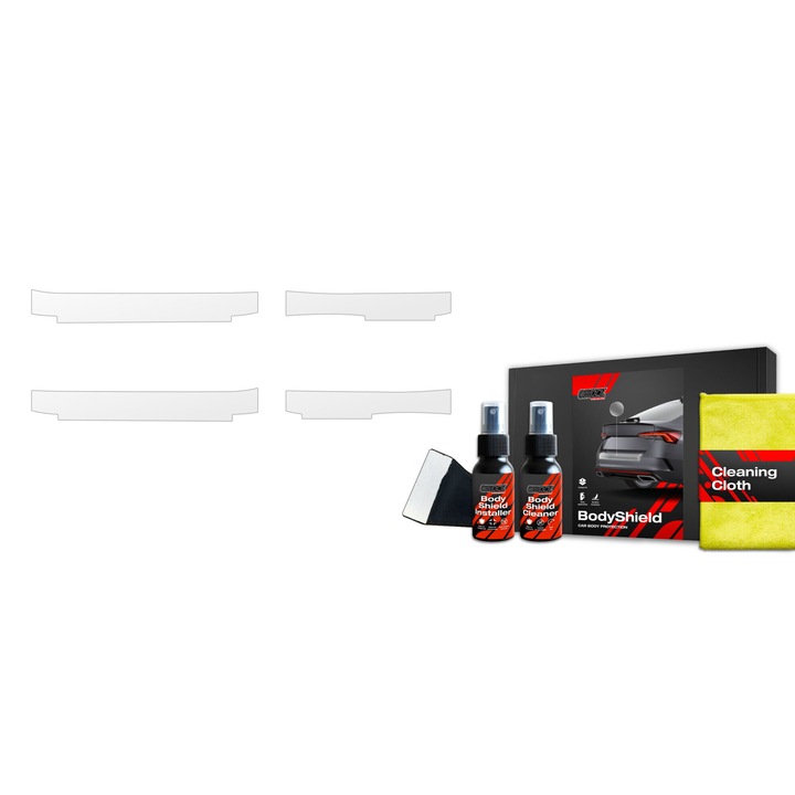 Folie de protectie a vopselei 4in1 pentru Suzuki S-Cross (2021-2025) Folie de protectie a pragului TPU
