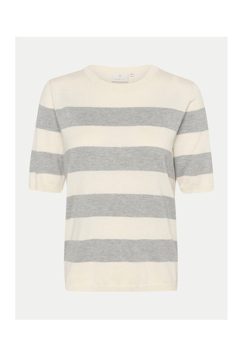 Női pulóver, Kaffe, 303964658, Viszkóz/Poliamid, Szürke, Szürke