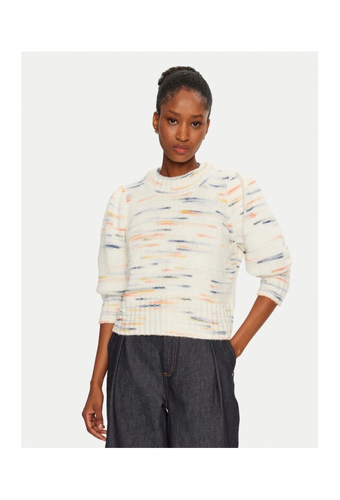 Pulover dama, Munthe, 304891373, Lana/Poliamida, Bej, Bej