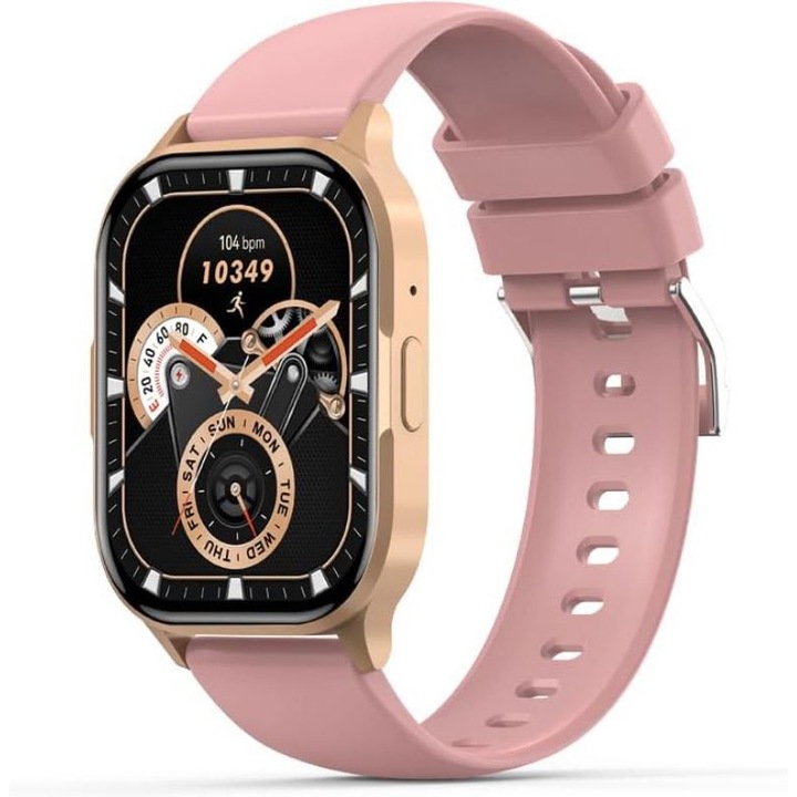 Ceas Inteligent XO-J10, Bluetooth, Ecran Amoled 2.01”, Baterie 260mAh, Multifunctional, Curea silicon, Roz