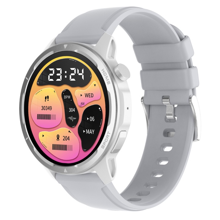 Ceas Smartwatch TWINKLER, SIM, Apeluri Bluetooth, Monitorizare ritm cardiac, SpO2, Monitorizare somn, Notificari, Moduri sport, Rezistenta la apa IP67/IP68