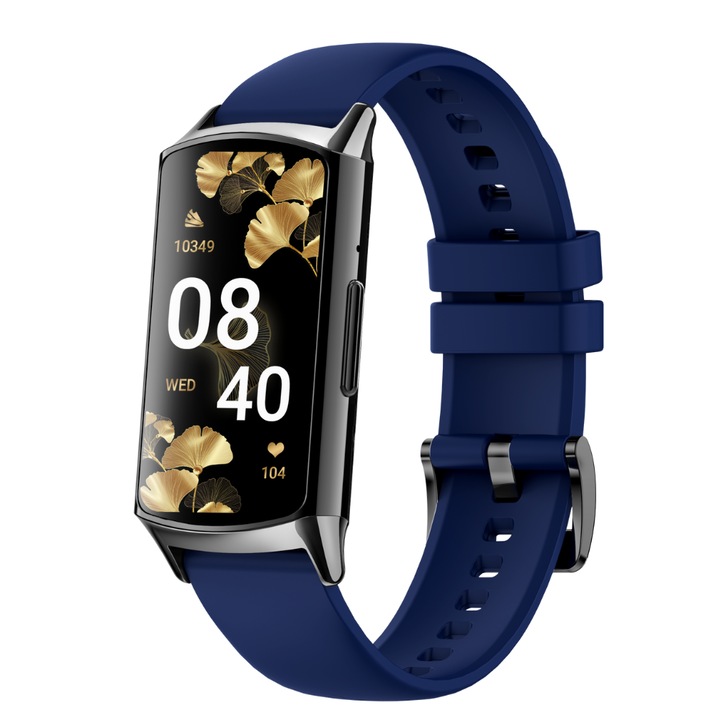 Ceas Smartwatch TWINKLER, AMOLED, Apeluri Bluetooth, Monitorizare ritm cardiac, SpO2, Tensiune arteriala, Monitorizare somn, Notificari, Moduri sport, Rezistenta la apa IP67/IP68