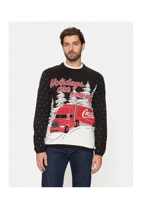 Ferfi pulover, Only & Sons, 304493911, Akril, Kek, Kék