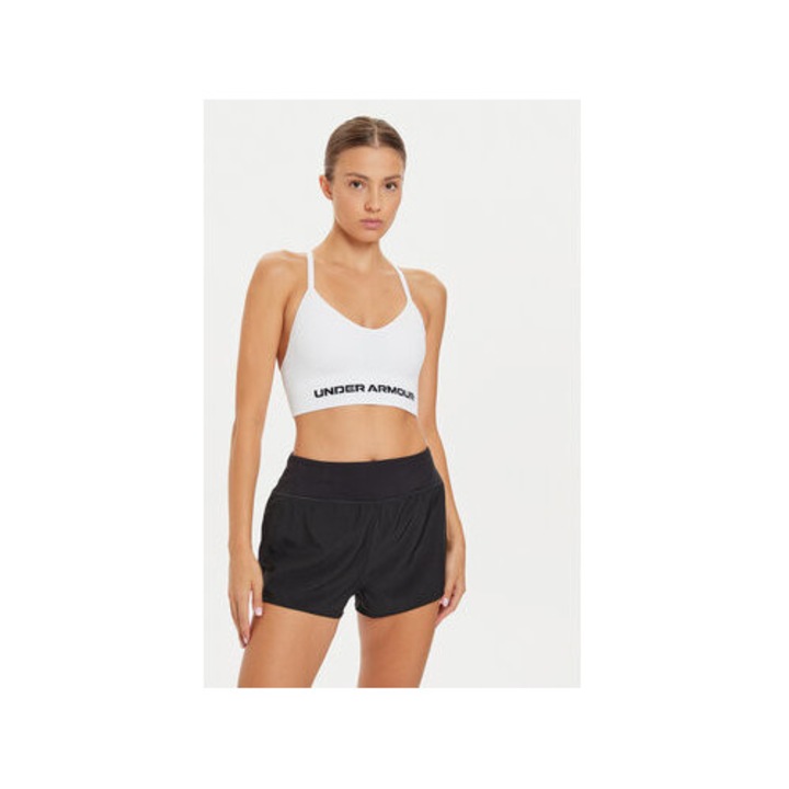Sutien dama, Under Armour, 304112645, Poliester, Alb, Alb