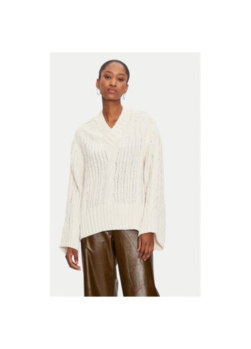 Pulover dama, Replay, 304396731, Poliester, Bej, Bej