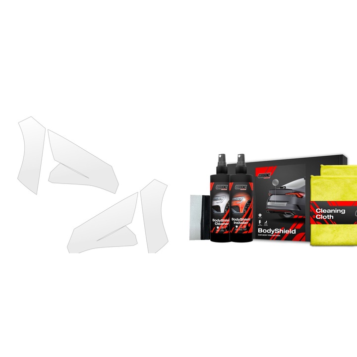 4in1 Folie de protectie a vopselei pentru Nissan Qashqai 3 (2021-2024) Folie de protectie a barei de protectie TPU