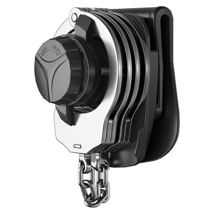 Suport Catuse Tip Holster, Toc Tactic cu Acces Rapid prin Rotatie, Prindere pe Centura, Negru, HIPOLAR