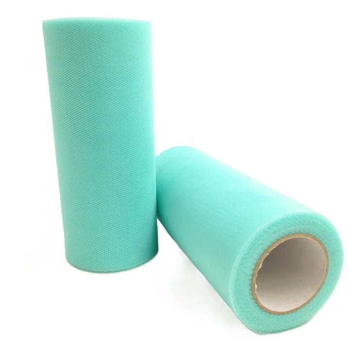 Декоративен тюл, Cyrax, ширина 15 см, дължина 22 см, полиестер, син