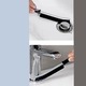 Perie ingusta, lungime 23 cm, pentru curatare spatii mici, stramte, greu accesibile, crapaturi sau rosturi faianta/gresie, maner ergonomic, durabilitate ridicata fara deformare, utilizare confortabila