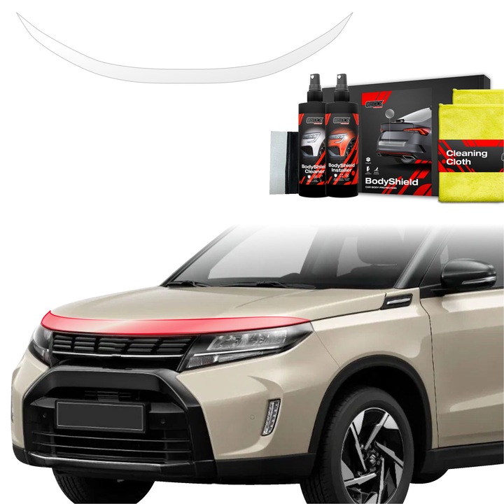 Folie de protectie a vopselei pentru Suzuki Vitara Facelift (2024-2025) Folie TPU de protectie a capotei