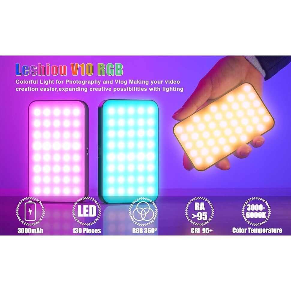 Lumina video LED GB, lumina portabila pentru camera video live ...