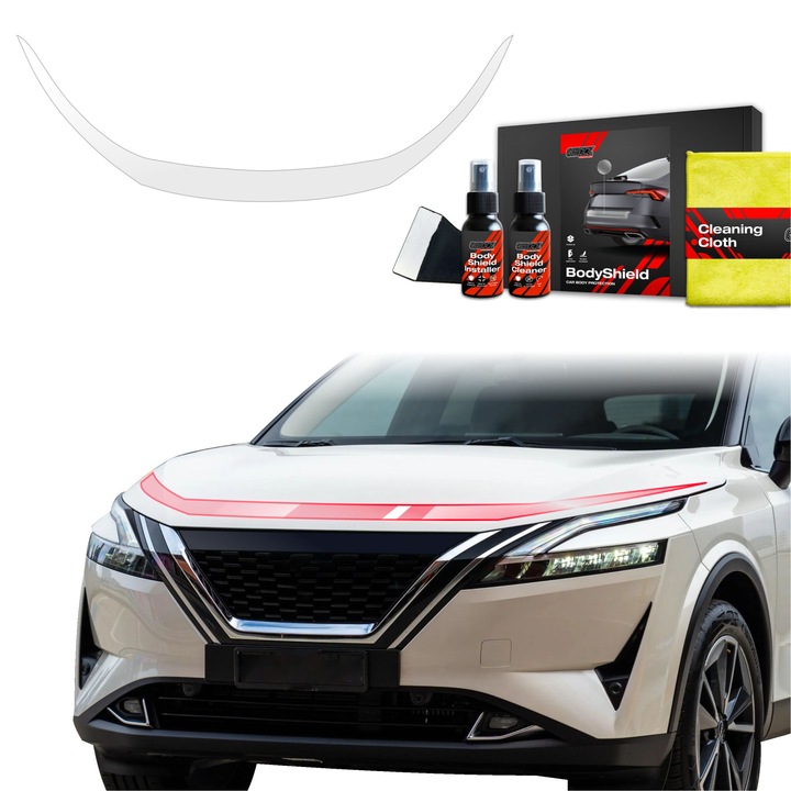 Folie de protectie a vopselei pentru Nissan Qashqai 3 (2021-2024) Folie TPU de protectie a capotei