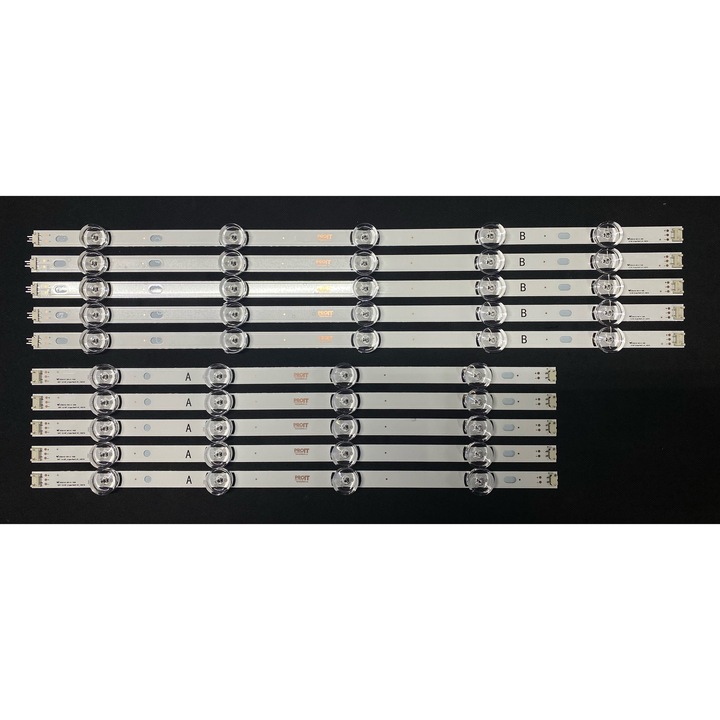 Set barete LED PROIT pentru TV LG 50", 10 buc, multicolor