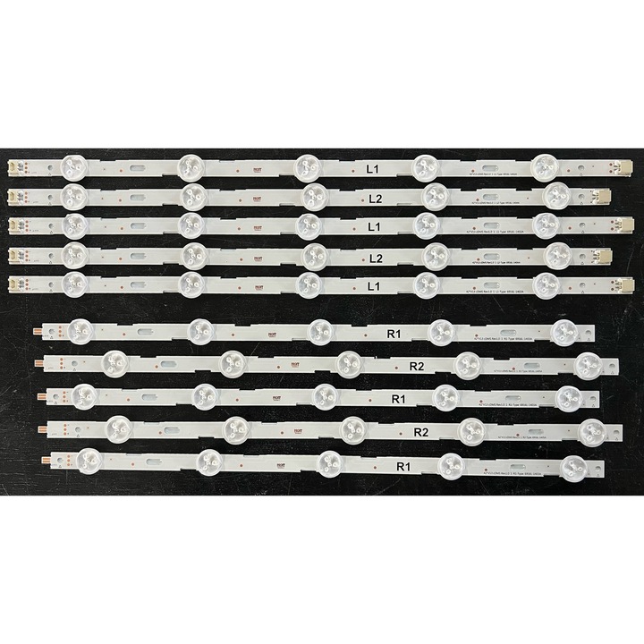 Set barete LED TV PROIT 5 barete x 10 leduri 3V 400x414x430x442mm pentru LG 42"