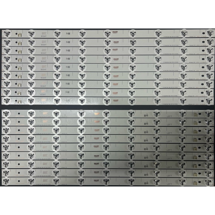 Комплект LED ленти PROIT 55", 18 ленти, 9 светодиода, 525 мм