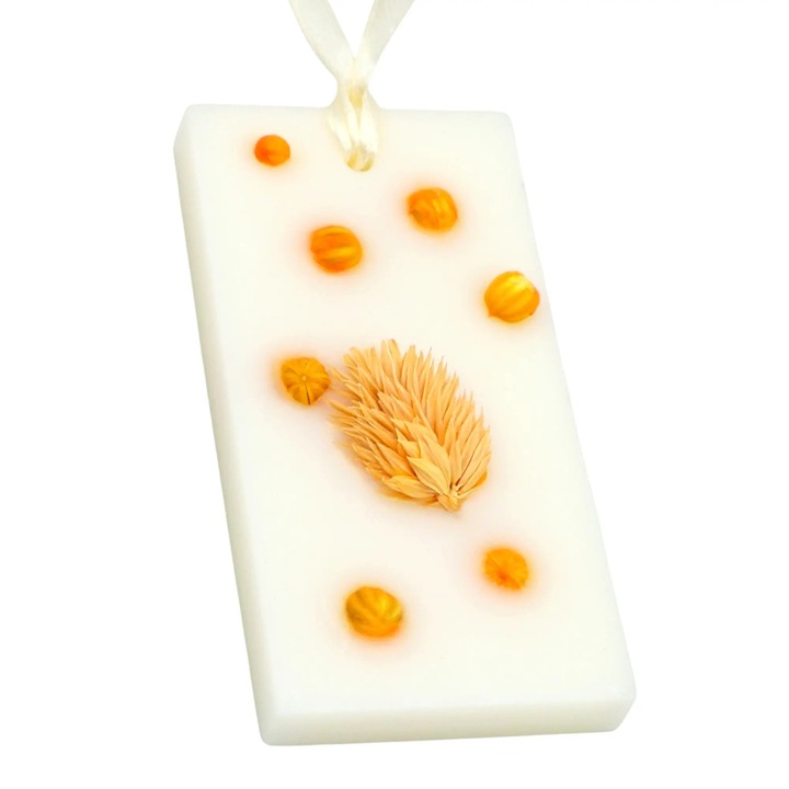 Szekrényillatosító, Candelina, Eden – Gyöngyvirág, Fehér pézsma, Bergamott, Téglalap, természetes szójaviasz, illatpárna, gardrób illatosító, kézműves, illatviasz, 25g