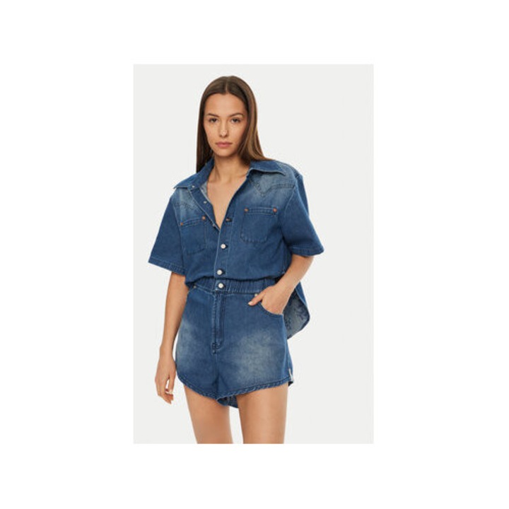 Női overál, Egy teáskanálnyi, 304604317, Pamut, Kék, Kék