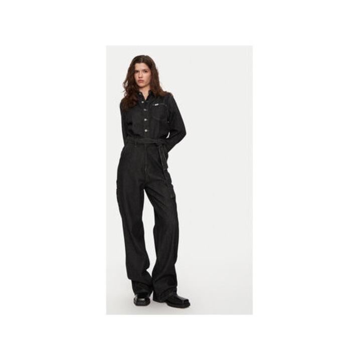 Női overál, Lee, 304998331, Pamut/Lyocell, Fekete, Fekete