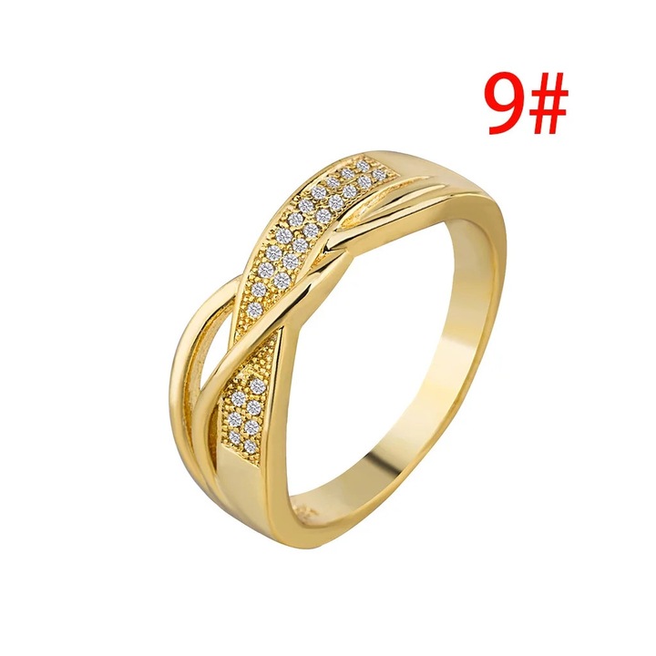 Inel de aur 18k, auriu