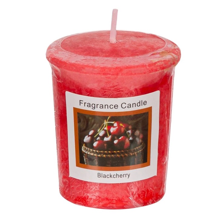 Ароматна оброчна свещ Rosie Black Cherry Ø4.5x5cm