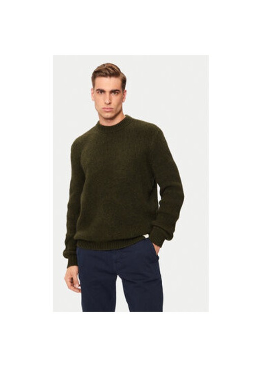 Ferfi pulover, Mustang, 304464713, Akril/Alpaka gyapju, Zold, Zöld