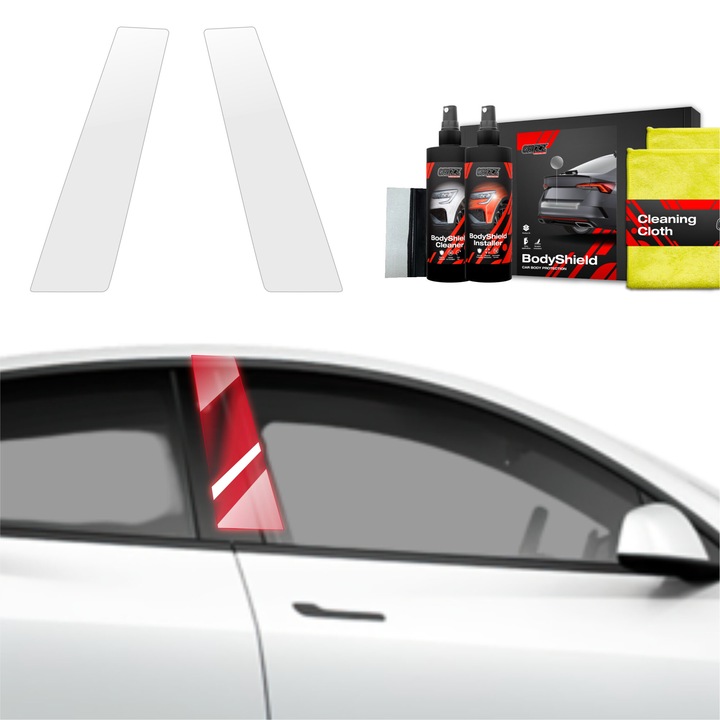 2in1 Film de protectie a vopselei pentru Tesla Model Y (2020-2024) Film de protectie TPU Pilon B