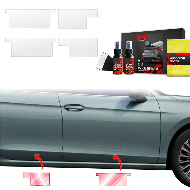 Folie de protectie a vopselei 4in1 pentru Volkswagen VW Passat B9 (2024-2025) Folie de protectie TPU pentru praguri