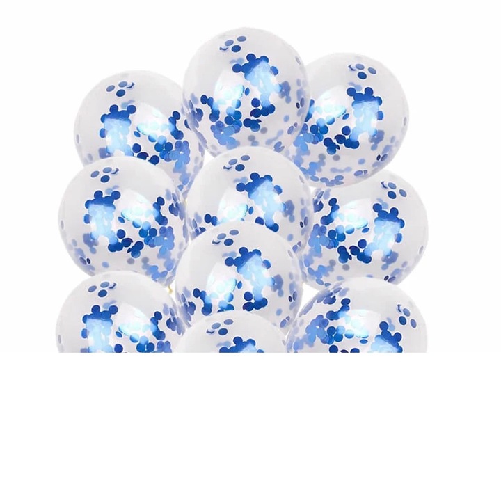 Set 10 baloane folie multicolor 30x30cm petrecere