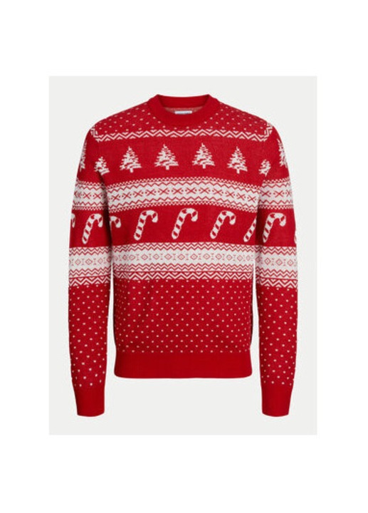 Мъжки пуловер, Jack and Jones, 304368318, Акрил, Черен, Черен