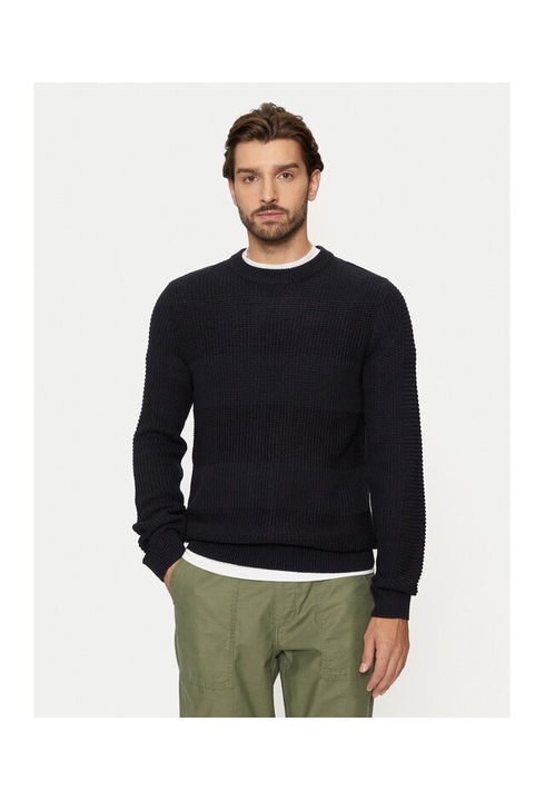 Мъжки пуловер, Jack and Jones, 304372735, Акрил/Памук, Син, Син